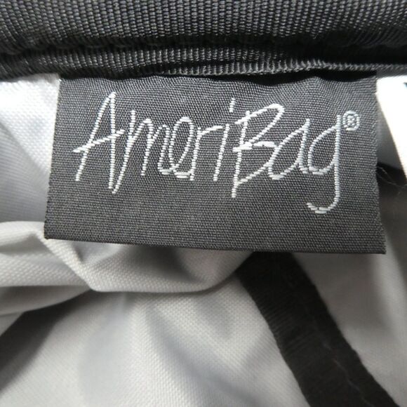 Ameribag Healthy Back Black Sling Leather Crossbody Backpack